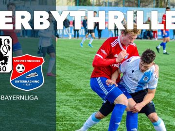 Umkämpfter Derbythriller | TSV 1860 München U19 – SpVgg Unterhaching U19 (U19-Bayernliga)