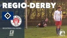Umkämpftes Regio-Derby endet Unentschieden | Hamburger SV II – FC St. Pauli II (Regionalliga Nord)