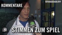 V.Uluc (BFC) und T.Herbst (Viktoria) – Stimmen zum Spiel (Berliner Pilsner-Pokal) | SPREEKICK.TV