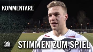 Vedat Beyazit (BSV Hürtürkel) und Alexander Greinert (TeBe) – Stimmen zum Spiel  | SPREEKICK.TV