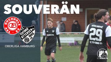 Veselinovic sorgt für Spannung im Aufstiegskampf | TSV Buchholz 08 – Teutonia 05 (Oberliga Hamburg)