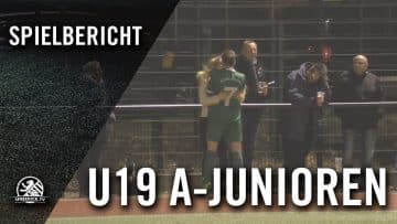 VfB Fortuna Biesdorf – B.W. Hohen Neuendorf (U19 A-Junioren, Bezirksliga, St. 4) | SPREEKICK.TV