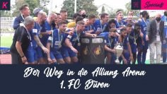 Von VfL Alfter bis zum FC Bayern: Alle Pokal-Tore des 1. FC Düren auf dem Weg in die Allianz Arena