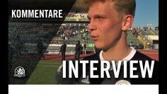 Wehmütiger Kapitän – Louis Arnst (Berliner SC) nach der knapp verpasste Sensation