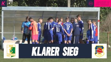 Weiter ohne Gegentor: Chemie auf Rekordkurs | Chemie Leipzig – Stahl Riesa (2. Runde, U17-Pokal)