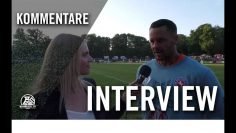 Westfalia Herne Torwart Pascal Königs nach dem Sieg gegen BVB im Interview