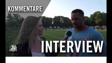 Westfalia Herne Torwart Pascal Königs nach dem Sieg gegen BVB im Interview