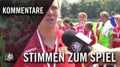 Wigger (Trainerin Union, U13) und Danelski (Trainer SVA, U13) – Stimmen | SPREEKICK.TV