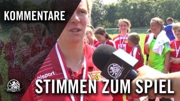 Wigger (Trainerin Union, U13) und Danelski (Trainer SVA, U13) – Stimmen | SPREEKICK.TV