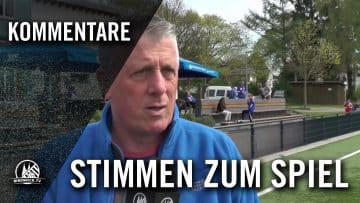 Wolfgang Milka (Trainer SV Menden) und R. Mossemann (Trainer Pulheimer SC) – Die Stimmen zum Spiel