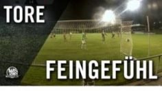 Wunderschöner Schlenzer von Lukas Knell (FV Bad Vilbel)