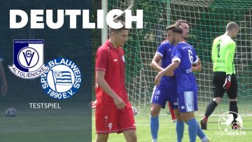 Deutliche Angelegenheit auf dem Feld der SG Schulzendorf: VSG Altglienicke – Blau Weiß 90 Berlin