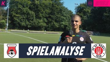 Die Spielanalyse | TuS Osdorf U-19 – FC St. Pauli U-19 (1/4 Finale, Pokal)