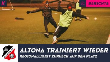 Altona 93 trainiert wieder: Mit Vorsicht zurück zur Normalität