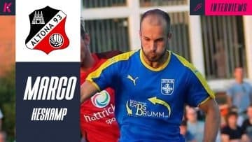 Autoschlüssel auf dem Kiez verloren: Marco Heskamp über Fußball-Stipendium und Ziele mit Altona 93