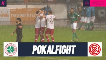 Traditionsduell bei Platzregen | Rot-Weiß Oberhausen – Rot-Weiss Essen (Niederrheinpokal)