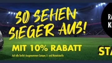 Der Rabattcode von KICK.TV für deinen STARCAR-Mietwagen in Hamburg