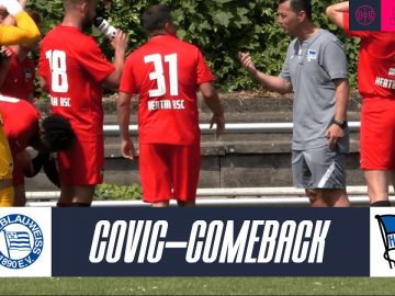 Ante Covic gibt Trainer-Comeback: Hertha BSC U23 testet gegen BW Berlin