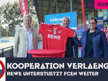 Bis 2024: Der FC Eintracht Norderstedt und REWE bauen ihre Zusammenarbeit aus