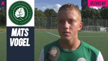 Hohenlinds U19-Kapitän Mats Vogel über die Saisonziele