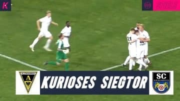 Knappe Kiste im Duell Alemannia Aachen SC Wiedenbrück, Regionalliga West