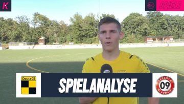 Die Spielanalyse | SV Deutz 05 U17 – SV Bergisch Gladbach 09 U17 (U17-Mittelrheinliga, 5. Spieltag)