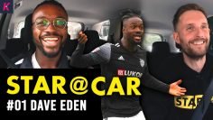 Dave Eden von Regionalligist FC Teutonia 05 Ottensen im STAR@CAR-Talk