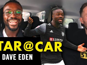 Dave Eden von Regionalligist FC Teutonia 05 Ottensen im STAR@CAR-Talk