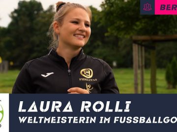 Eine Doppel-Weltmeisterin im Portrait: Laura Rolli über den Trendsport Fußballgolf