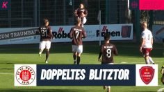 Plautz und Coordes brauchen nur Sekunden | FC St. Pauli II – SC Weiche Flensburg (Regionalliga Nord)