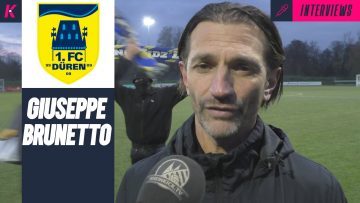 FCD-Trainer Pepe Brunetto nach dem Sieg im Spitzenspiel