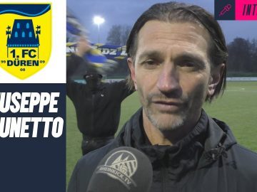 FCD-Trainer Pepe Brunetto nach dem Sieg im Spitzenspiel