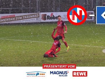 Verletzungsdrama: Jugend-Torwart debütiert bei Schneechaos – Eintracht Norderstedt – Hamburger SV II