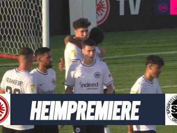 Heimpremiere für die U21 der Eintracht Frankfurt in der Hessenliga gegen Viktoria Griesheim
