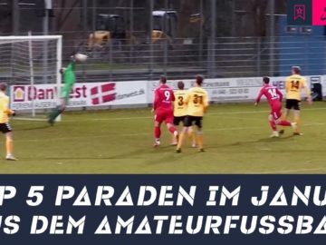 Die 5 besten Amateurfußball-Paraden aus dem Januar 2023 | Highlight-Compilation