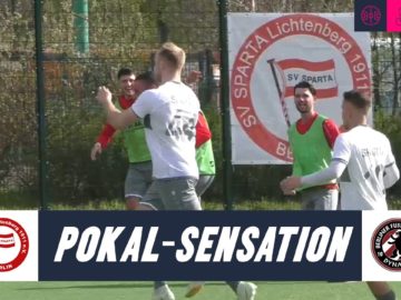 Sechs Tore im Berliner Pokal-Halbfinale | SV Sparta Lichtenberg – BFC Dynamo