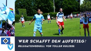 HSV und Viktoria Berlin in der Relegation vor Rekordkulissen