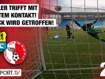 Keller trifft mit 1. Kontakt! Zwick wird getroffen! Chemnitz – Berliner AK | Regionalliga Nordost
