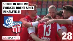 5 Tore in Berlin! Zwickau dreht Spiel in Hälfte 2: Altglienicke – Zwickau | Regionalliga Nordost