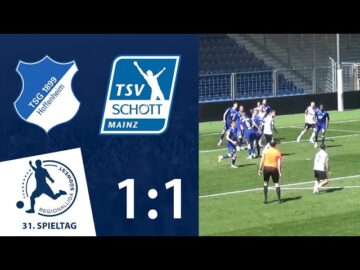 Abstiegskandidat bringt TSG ins Straucheln | TSG Hoffenheim II – TSV Schott Mainz | 31.Spieltag RLSW