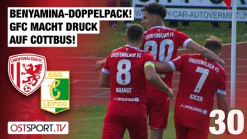 Dank Benyamina! GFC macht Druck auf Cottbus: Greifswalder FC – Chemie Leipzig | Regionalliga Nordost