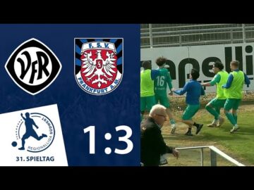FSV Frankfurt bezwingt Aalen in Unterzahl ! | VfR Aalen – FSV Frankfurt 1899 | 31. Spieltag RLSW