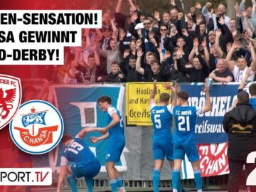 Riesen-Sensation! Hansa gewinnt Nord-Derby: Greifswald – Hansa Rostock II | Regionalliga Nordost