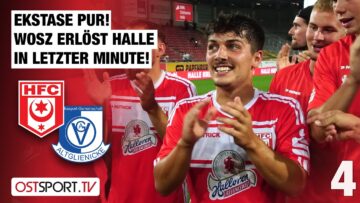 EKSTASE PUR! Wosz erlöst Halle in letzter Minute: HFC – Altglienicke | Regionalliga Nordost