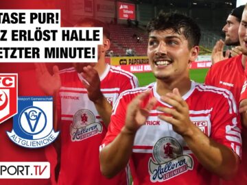 EKSTASE PUR! Wosz erlöst Halle in letzter Minute: HFC – Altglienicke | Regionalliga Nordost
