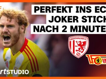 Greifswalder FC – 1. FC Union Berlin | DFB-Pokal 2024/25, 1. Runde | sportstudio