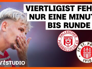 Hallescher FC – FC St. Pauli | DFB-Pokal 2024/25, 1. Runde | sportstudio
