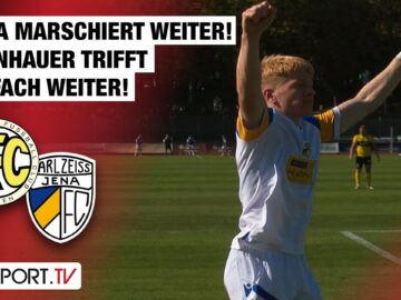 Jena marschiert! Weinhauer trifft einfach weiter: Plauen – Jena | Regionalliga Nordost