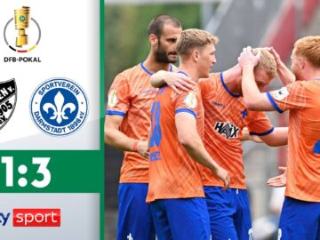 Lilien meistern Pflichtaufgabe | FC Teutonia Ottensen – SV Darmstadt 98 | Highlights  | DFB Pokal
