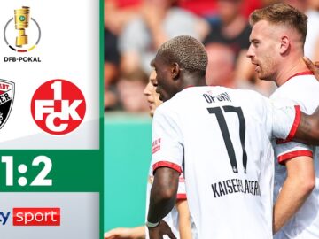 Rote Karte sorgt für Spannung | FC Ingolstadt 04 – 1. FC Kaiserslautern | Highlights | DFB Pokal